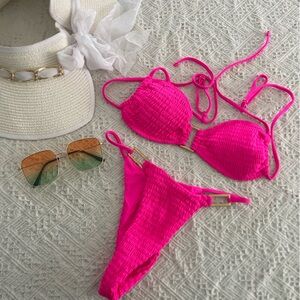 Vibrant Pink Bikini Set